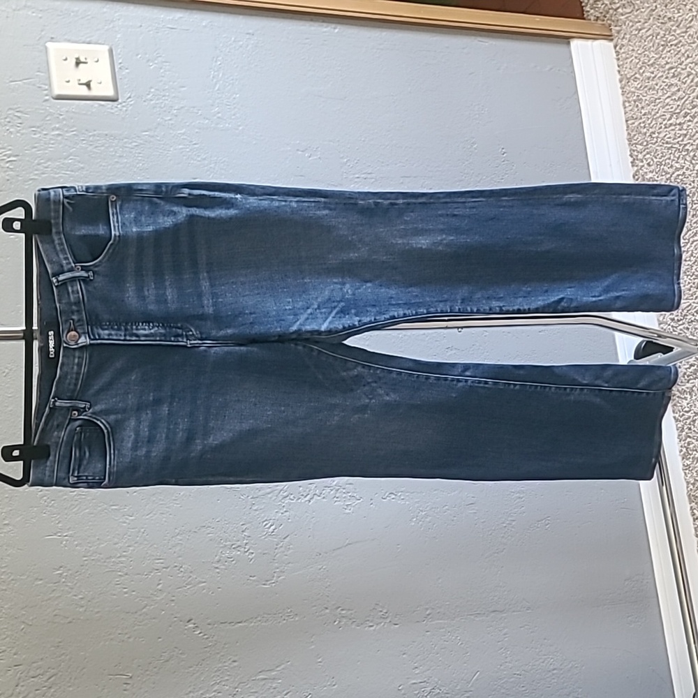 Express boot cut high rise jeans